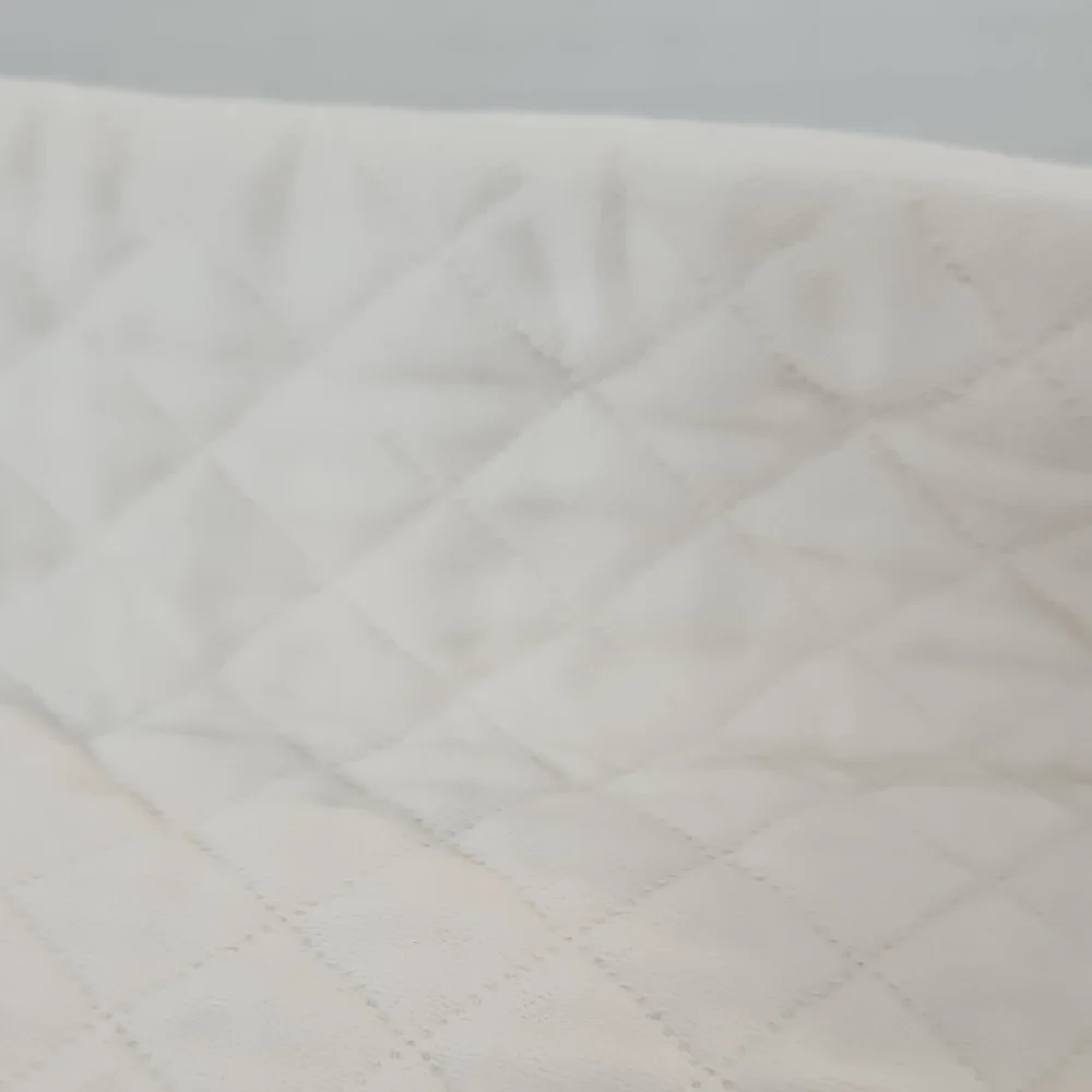 Restoration Hardware Ivory Diamond Quilted Standard Cotton Pillow Sham Set